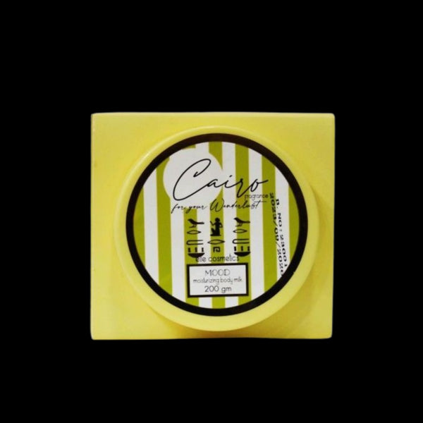 موود كايرو كريم مرطب للجسم بالحليب برائحة الأيس كريم 200 مل - Mood